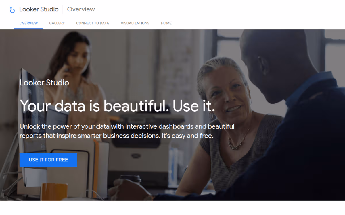 Google Data Studio screenshot 1