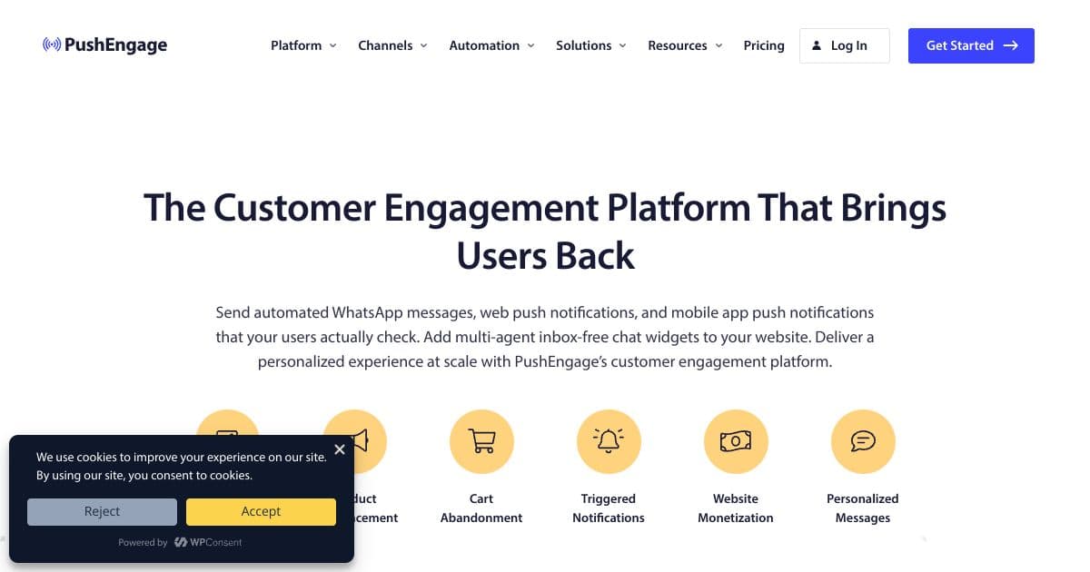 PushEngage screenshot 1