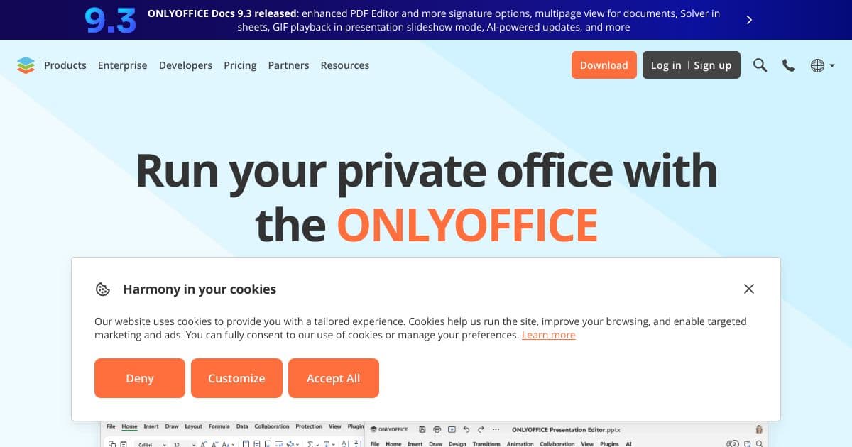 OnlyOffice screenshot 1