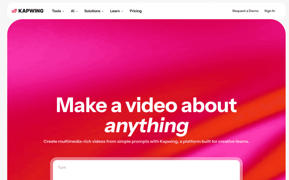 Kapwing screenshot 1