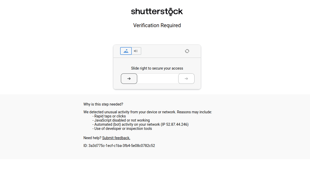 ShutterStock screenshot 1