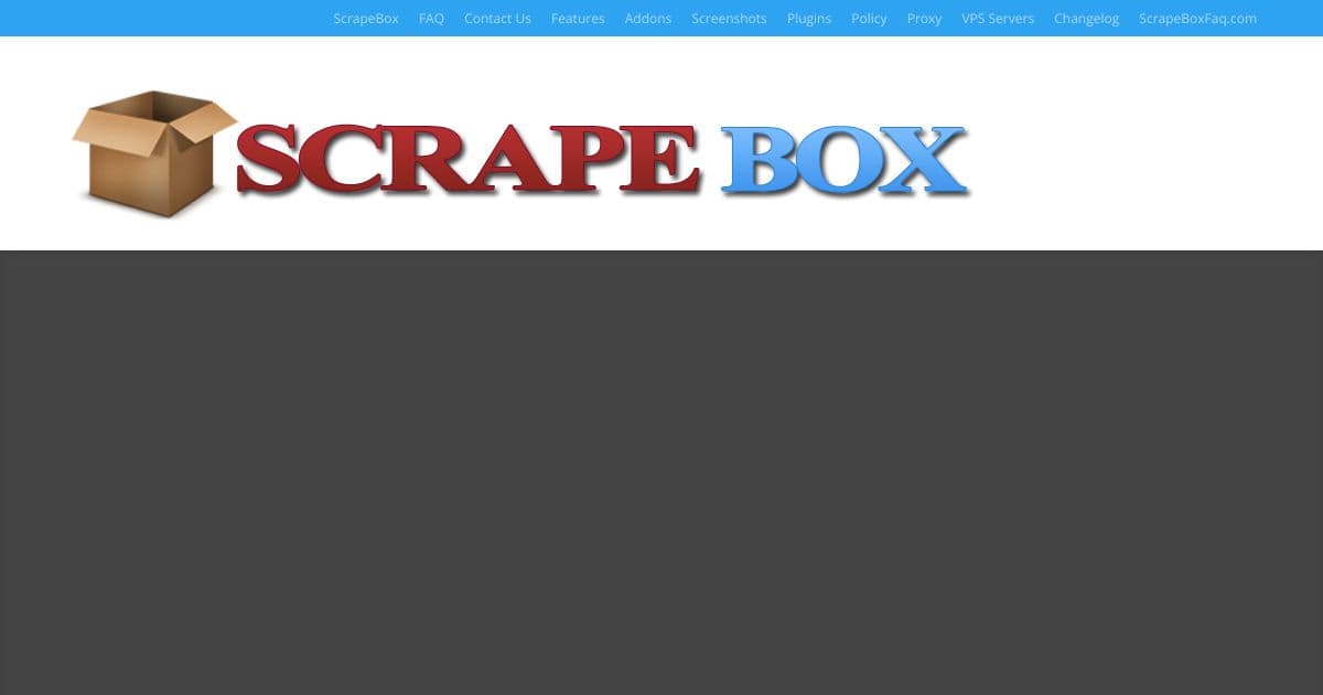 ScrapeBox screenshot 1