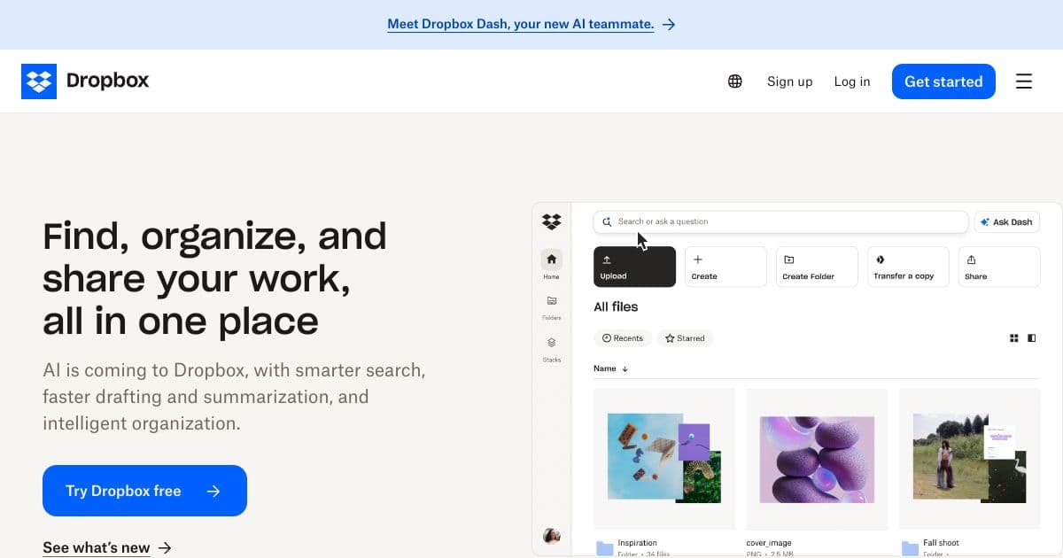 Dropbox screenshot 1