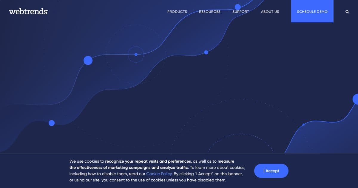 Webtrends screenshot 1