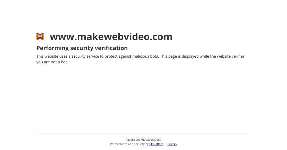 MakeWebVideo screenshot 1