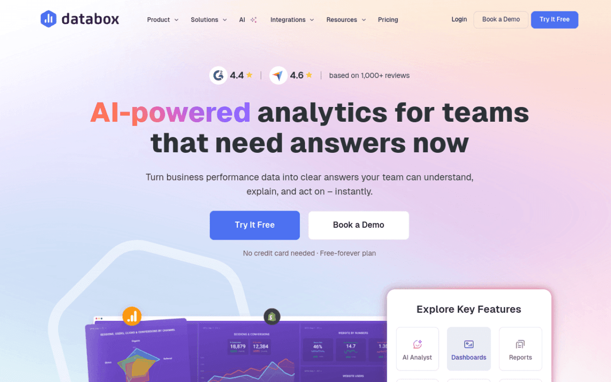 Databox screenshot 1