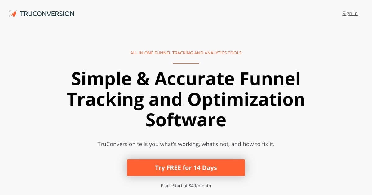 TruConversion screenshot 1