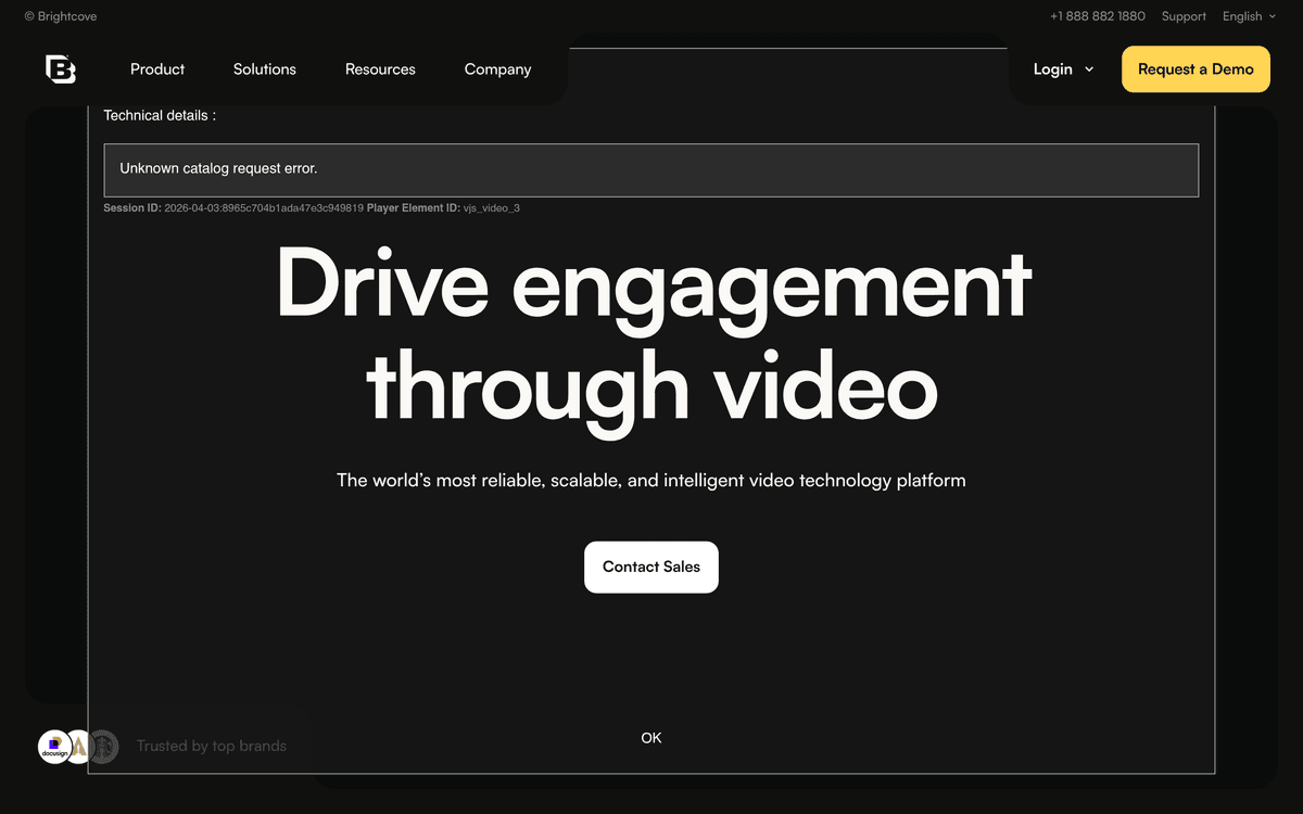 Brightcove screenshot 1