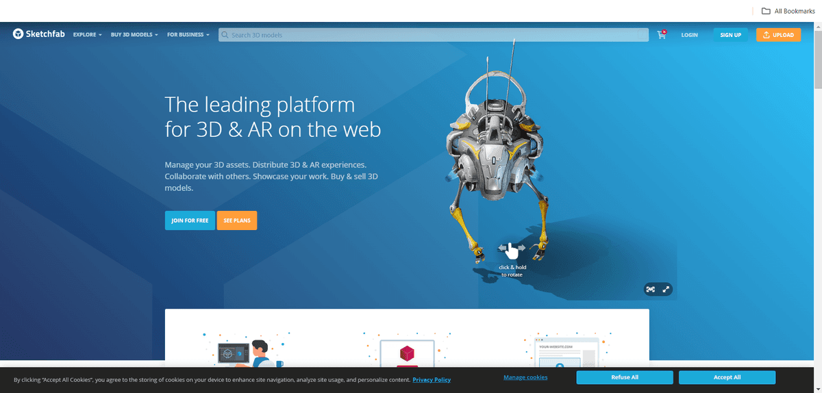 SketchFab screenshot 1