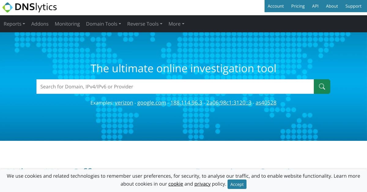 DNSlytics screenshot 1
