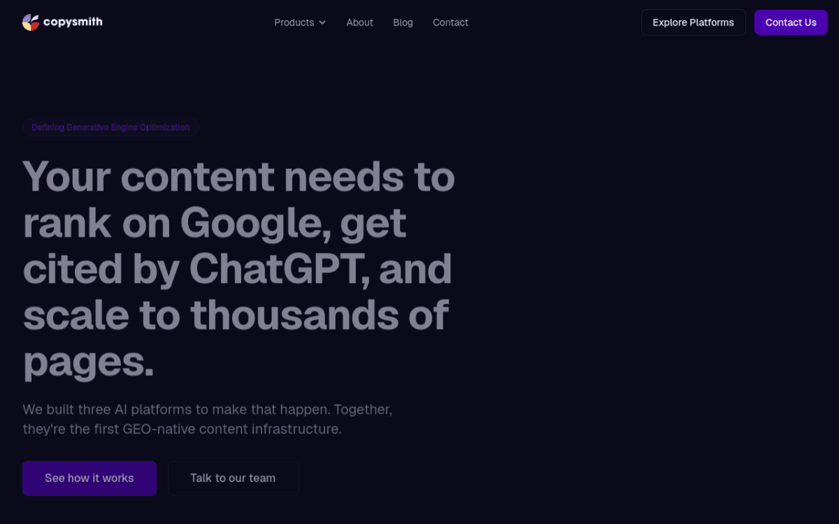 CopysmithAI screenshot 1