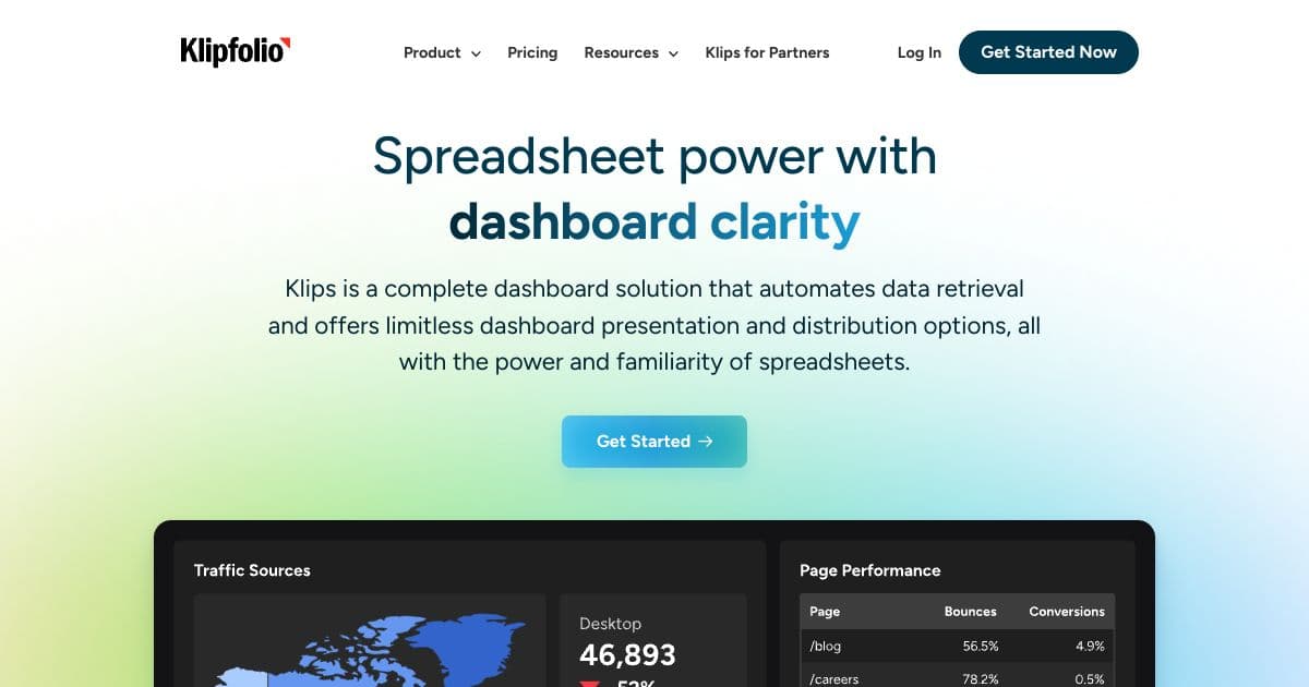 Klipfolio screenshot 1