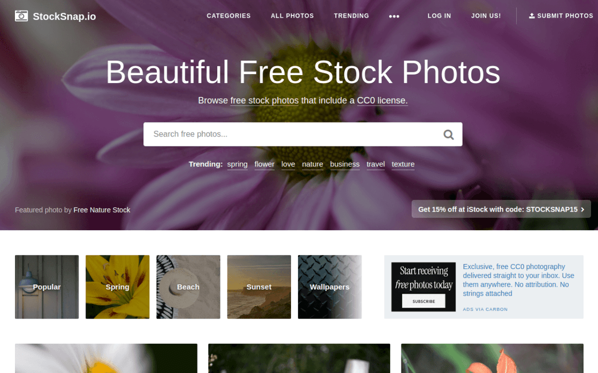 StockSnap screenshot 1