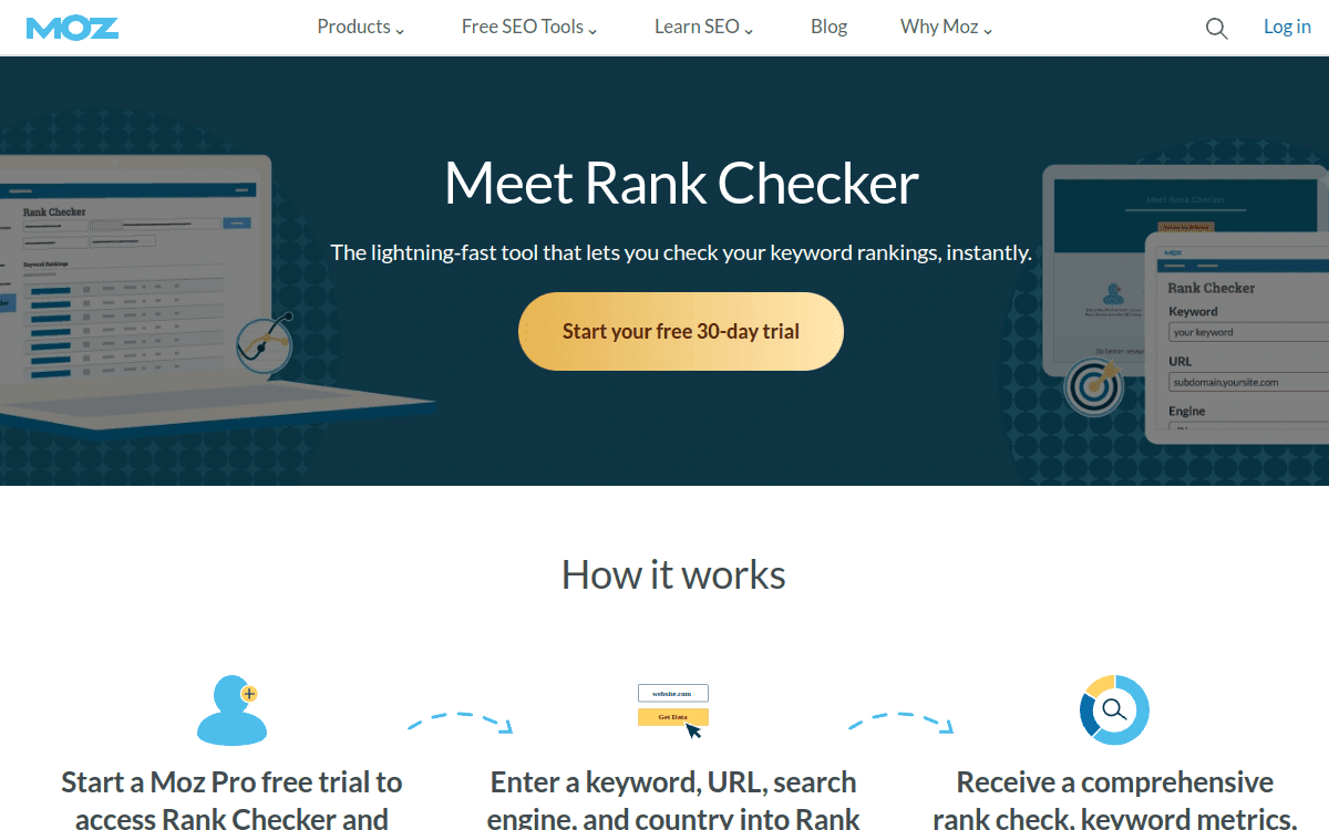 Moz Rank Tracker screenshot 1
