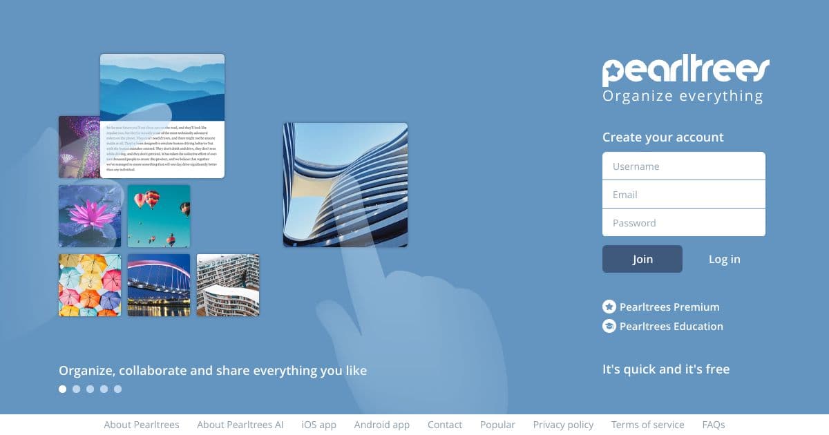 PearlTrees screenshot 1