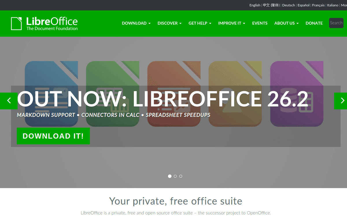 LibreOffice screenshot 1
